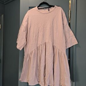 ASOS Curve Blush Pink Oversized Blouse